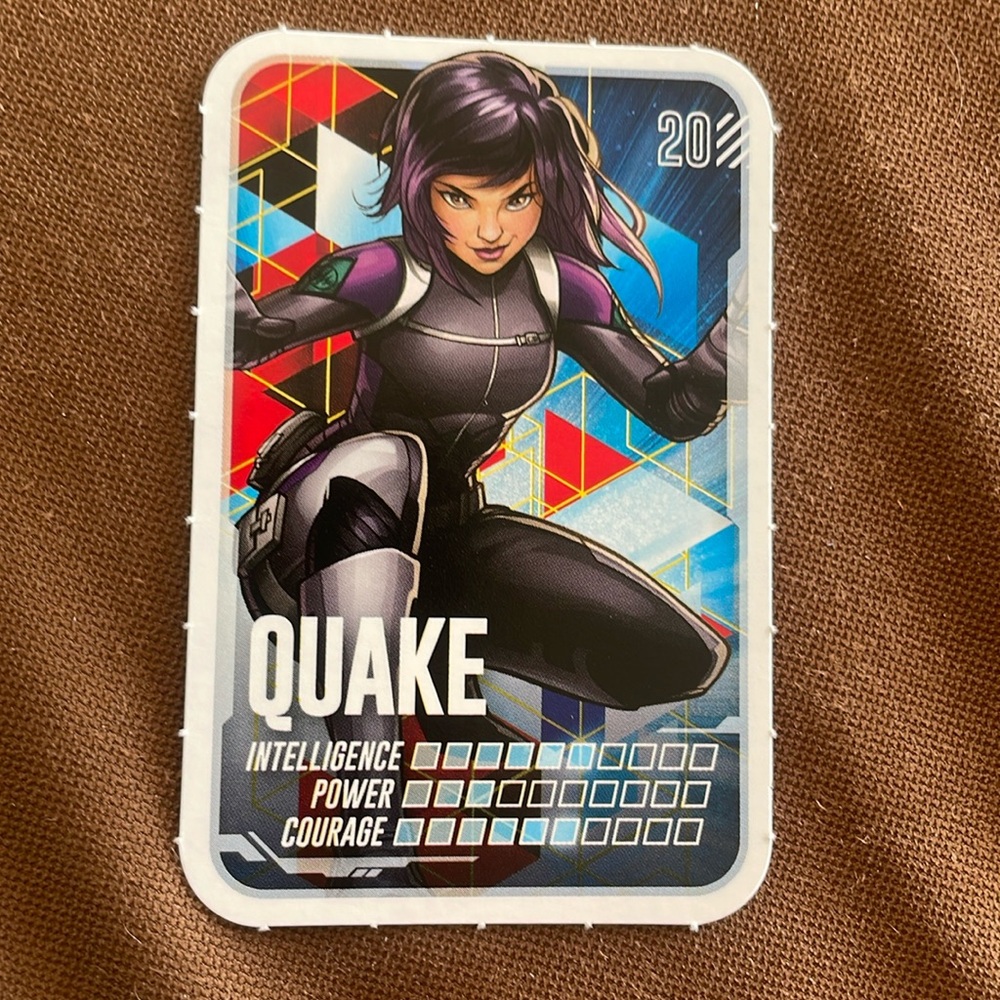 Marvel Collectible Card #20 - QUAKE
